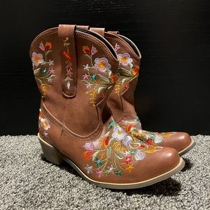 Embroidered Cowboy Boots